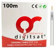 Kable - Conotech Kabel DIGITSAT Premium TCC 113 Trishield Cu 100mb KK6DIGITSATTCC113 - miniaturka - grafika 1