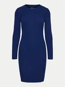 Sukienki - Pieces Sukienka dzianinowa Crista 17115048 Niebieski Slim Fit - miniaturka - grafika 1