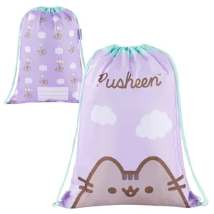 St. Majewski Worek Szkolny Sportowy Gimnastyczny Na Buty Obuwie Do Szkoły Na Basen Trening Pusheen Violet - Worki na buty - miniaturka - grafika 1