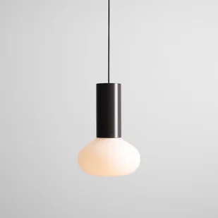 Lampa wisząca Flo Mokka E14 10W brązowa – minimalistyczny design skandynawski - Lampy sufitowe - miniaturka - grafika 1