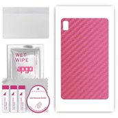 Akcesoria do tabletów i e-booków - folia naklejka skórka strukturalna na TYŁ do Blackview Tab 6 - Carbon Różowy - apgo SKINS - miniaturka - grafika 1