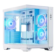 Obudowy komputerowe - Obudowa Chieftec Visio WHITE GM-30W-TG-OP ATX ARGB z oknem bez zasilacza - miniaturka - grafika 1
