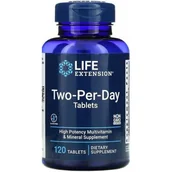 Witaminy i minerały dla sportowców - Life Extension Two-Per-Day Tablets - 120 Tablets - miniaturka - grafika 1