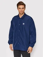 Kurtki męskie - Adidas Kurtka przejściowa adicolor Classics Trefoil H09128 Granatowy Loose Fit - miniaturka - grafika 1