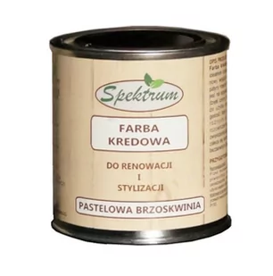 Farba kredowa do drewna, renowacji mebli SPEKTRUM 250ml "Pastelowa brzoskwinia" - Farby wewnętrzne - miniaturka - grafika 1