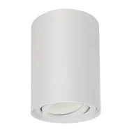 Oprawy, klosze i abażury - Oprawa natynkowa Maclean, punktowa, halogenowa, okrągła, aluminiowa, GU10, 80x115mm, kolor biały, MCE422 W - miniaturka - grafika 1