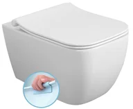 Miski WC - Sapho Isvea Vea - Miska WC montowana do ściany, bez kołnierza, biała 10VA02001 - miniaturka - grafika 1