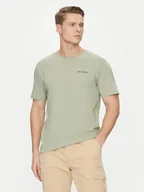 Koszulki męskie - Columbia T-Shirt Barton Springs™ 2058331 Zielony Regular Fit - miniaturka - grafika 1