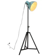 Lampy stojące - vidaXL Lampa stojąca, 25 W, postarzany niebieski, 61x61x90/150 cm, E27 - miniaturka - grafika 1