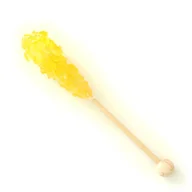 Cukierki - Pałeczka cukrowa CYTRYNA - owocowy Candy stick do słodzenia i dekoracji herbaty, kawy, cold brew oraz koktajli - miniaturka - grafika 1