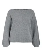 Swetry damskie - Vila Sweter "Viluka" w kolorze szarym - miniaturka - grafika 1