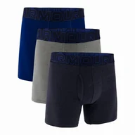 Majtki męskie - Męskie bokserki Under Armour M UA Perf Cotton 6in Rozmiar: M / Kolor: niebieski/szary - miniaturka - grafika 1
