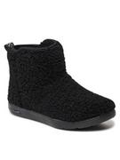 Botki damskie - Skechers Botki Fluff Love 175192/BBK Czarny - miniaturka - grafika 1