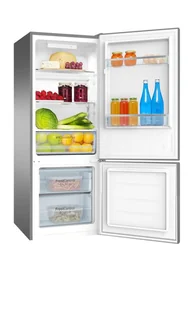 Lodówka Amica KGCL 384 160 E lodówko-zamrażarka Wolnostojący 205 l Stal nierdzewna - Lodówki - miniaturka - grafika 1