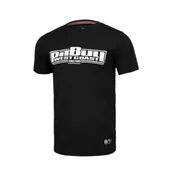 Koszulki sportowe męskie - Pit Bull T-shirt Koszulka Slim Fit Classic Boxing Black - miniaturka - grafika 1