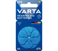 Baterie i akcesoria - VARTA do aparatu słuchowego PR44 typ 675 6szt. - miniaturka - grafika 1