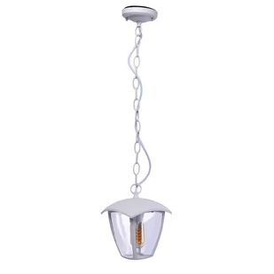 Eko-Light Lampa ogrodowa wisząca FOX WHITE 1xE27 EKO3506 - Lampy ogrodowe - miniaturka - grafika 1