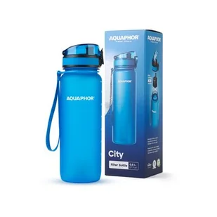 Butelka filtrująca City 800 ml niebieska - Butelki filtrujące - miniaturka - grafika 1