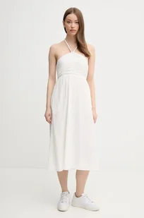 Pepe Jeans sukienka DOROTHA kolor beżowy mini rozkloszowana PL953689 - Sukienki - miniaturka - grafika 1