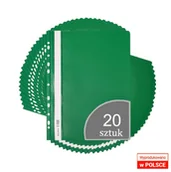 Teczki i skoroszyty - Biurfol SKOROSZYT TWARDY ZAWIESZANY A4 ZIELONY /20/ - miniaturka - grafika 1