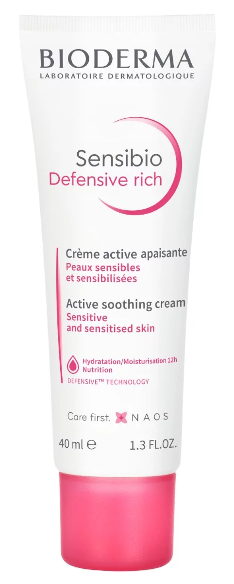 Bioderma Sensibio Defensive Rich - Krem do twarzy 40ml