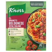 Sosy w słoikach - Knorr - Fix spaghetti bolognese extra ziołowe - miniaturka - grafika 1