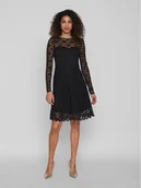 Sukienki - Vila Sukienka koktajlowa Kalila 14078211 Czarny Regular Fit - miniaturka - grafika 1