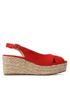 Espadryle damskie - Jenny Fairy Espadryle TS5249-01 Czerwony - miniaturka - grafika 1