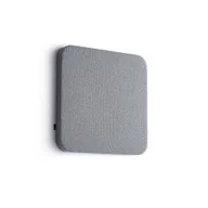 Płyty i maty izolacyjne - Panel akustyczny POLY, zaokrąglone rogi, 600x600x56 mm, ścienny, jasnoszary - miniaturka - grafika 1
