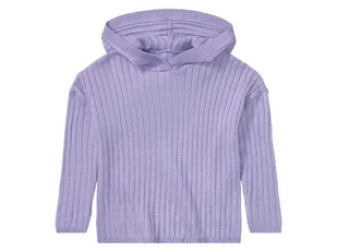 lupilu® Bluza dziewczęca z prążkowanej dzianiny (Fioletowy, 98/104) - Swetry dla dziewczynek - miniaturka - grafika 1