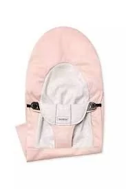 BABYBJORN Poszycie do leżaczka Balance Soft Light szaro-różowy Cotton/Jersey 7317689022982 - Leżaczki i huśtawki - miniaturka - grafika 1