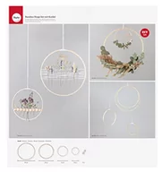 Pierścionki - Rayher Bambusowe pierścienie z sznurkiem, 12-30cm, Naturalny, 5 Części, Bus Blis 1 Zestaw, 64505505, Wielobarwny, Normalny - miniaturka - grafika 1