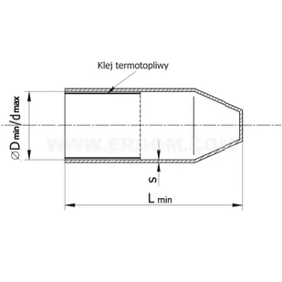 TZK 63/25 Kapturek termokurczliwy - Inne akcesoria elektryczne - miniaturka - grafika 2