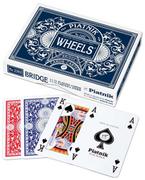 Zestawy do pokera - Luksusowe Karty Do Gry Piatnik Wheels Poker Brydż - miniaturka - grafika 1