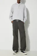 Spodnie męskie - Alpha Industries spodnie bawełniane Jet Pant kolor szary proste 101212 - miniaturka - grafika 1