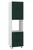 Meble kuchenne - Asti Słupek Wysoki Ds2-60-220 Hk-Xs_Modern Zielony Mat - miniaturka - grafika 1