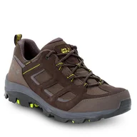 Buty trekkingowe męskie - Trekkingi Jack Wolfskin Vojo 3 Texapore Low M 4042441 Dark Brown / Lime - miniaturka - grafika 1