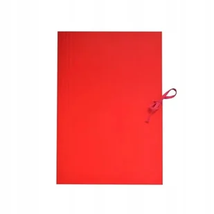 TECZKA WIĄZANA BEZKWASOWA BIGO CZERWONA - Teczki i skoroszyty - miniaturka - grafika 1