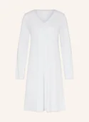 Bielizna nocna - Hanro Koszula Nocna Cotton Silk blau - miniaturka - grafika 1