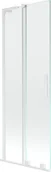 Parawany nawannowe - Mexen Velar L parawan nawannowy 2-skrzydłowy rozsuwany 70 x 150 cm, transparent, biały - 896-070-003-01-20 - miniaturka - grafika 1