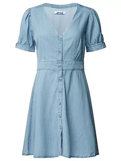Sukienki - Mavi Sukienka damska krótka Hilda sukienka dżinsowa w linii A, niebieski, XL - grafika 1