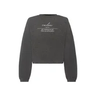 Bluzy damskie - bluza sportowa damska szara szybkoschnąca L - miniaturka - grafika 1