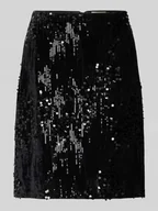 Spódnice - Spódnica mini z cekinowym obszyciem na całej powierzchni model ‘Doffi’ - miniaturka - grafika 1