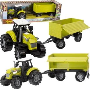 Ciągnik Traktor MASZYNA ROLNICZA Przyczepa - Samochody i pojazdy dla dzieci - miniaturka - grafika 1