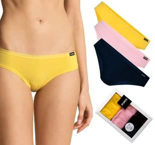 Figi Damskie 3 Pary Bikini Atlantic 3Lp-176 - L - Majtki damskie - miniaturka - grafika 1