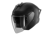 Kaski motocyklowe - Kask Otwarty Shark Skwal Jet Cup Blank Czarny MatS - miniaturka - grafika 1