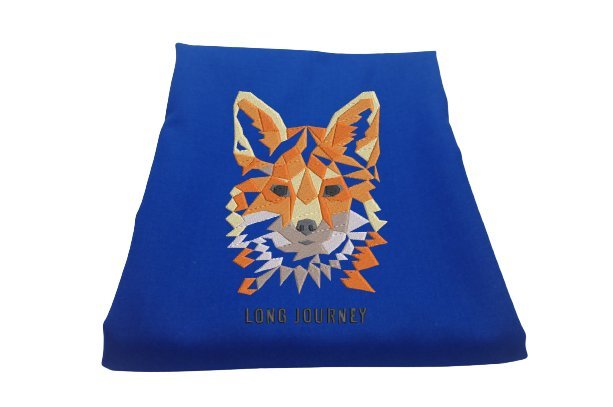 Kocyk niemowlęcy z wełny merynosa Renart, kolor niebieski