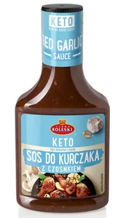 Roleski KETO Sos do kurczaka z czosnkiem 325g - Sosy w słoikach - miniaturka - grafika 1