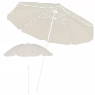 Springos Parasol plażowy 160 cm parasol ogrodowy beżowy BU0018 - Parasole ogrodowe - miniaturka - grafika 1