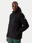 Kurtki narciarskie - Quiksilver Kurtka snowboardowa Titano JK EQYTJ03513 Czarny Relaxed Fit - miniaturka - grafika 1